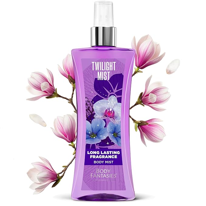 Body Fantasies Signature Fragrance Body Spray, Twilight Mist, 8 fl oz (Pack of 2)