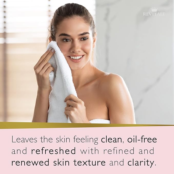 Revitale Salicylic Acid Scrub Soap, Pore Exfoliating, Softening Skin, Anti-Blemish (Pack of 2)