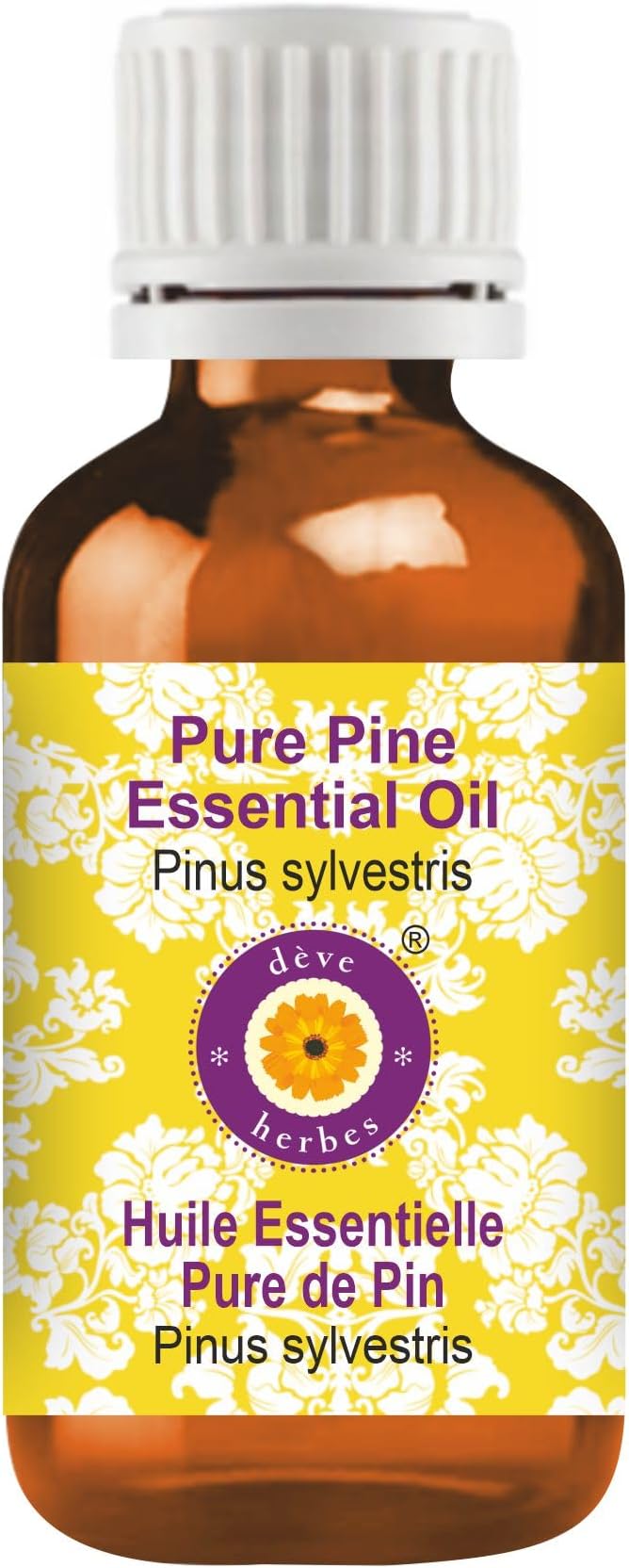 dève herbes Pure Pine Essential Oil (Pinus sylvestris) Steam Distilled 5ml (0.16 oz)