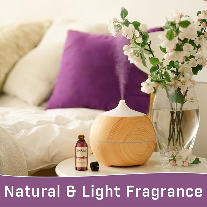 EMARA All Natural Herbal Jasmine Essential Oil for Diffusers, Skin Care, Aromatherapy Fragrance Oil, Organic Therapeutic Grade 4 fl oz