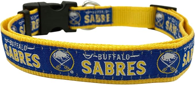 Pets First NHL Collar for Dogs & Cats. Adjustable, Cute, & Stylish! The Ultimate Hockey Fan Collar!
