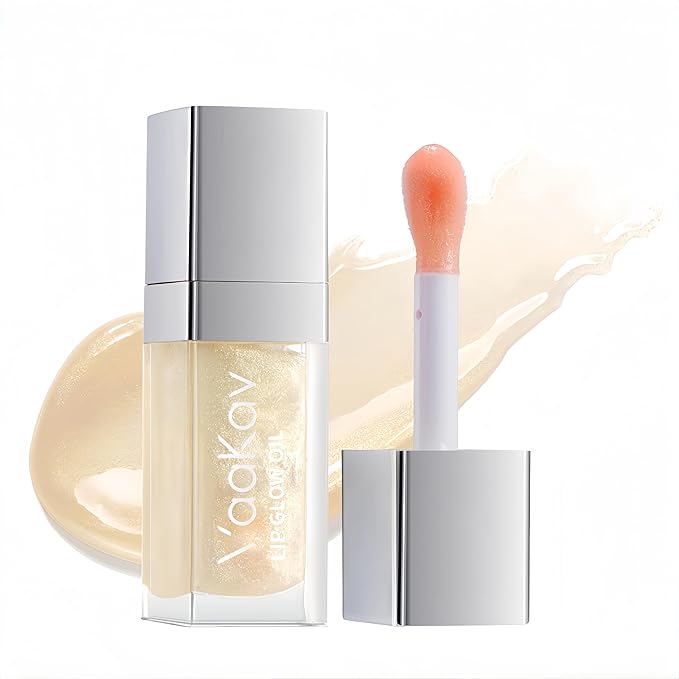 Color Changing Lip Oil – Hydrating Glossy Lip Tint with Natural Shine, Non-Sticky Nourishing Lip Glow, Long-Lasting Moisture for Soft & Plump Lips(01 STRAWBERRY BOMB)