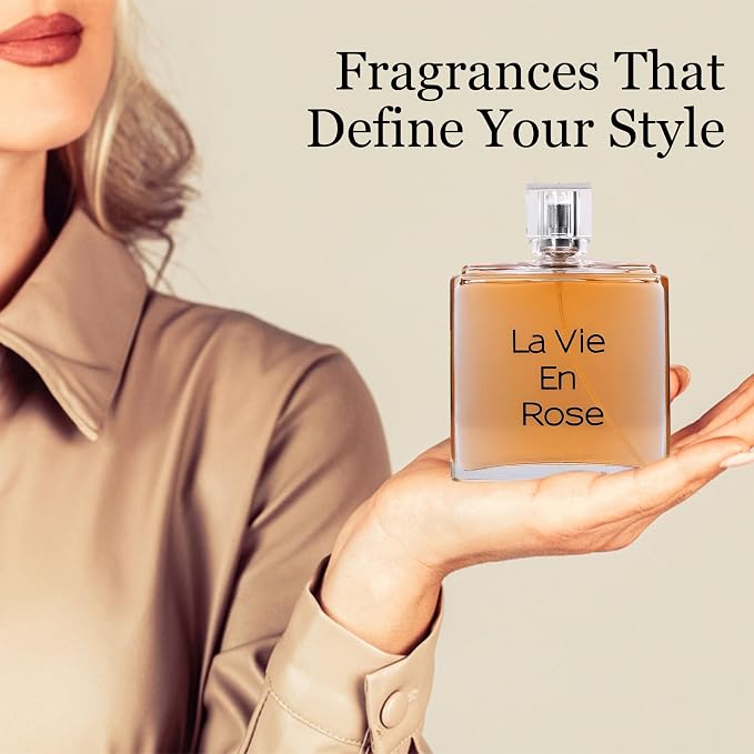 A CENTER La Vie Rose Women Perfume,Long Lasting Eau de Parfum Spray for Women, Wonderful Gift Fragrance Daily Used for All Skin Types 3.4 Fluid Ounce