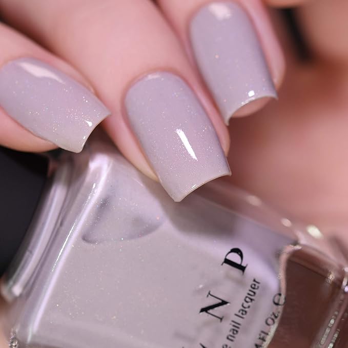 ILNP Vanish - Creamy Dusty Lilac Holographic Nail Polish