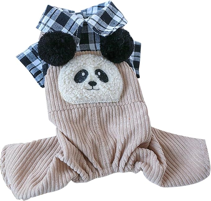 Dog Stylish Overalls Comfortable Puppy One Piece Outfits Summer Bib Overalls for Small Dogs Cute Pet Onesie Jumpsuit Chihuahua Yorkies Birthday Holiday Clothes Cat Costume