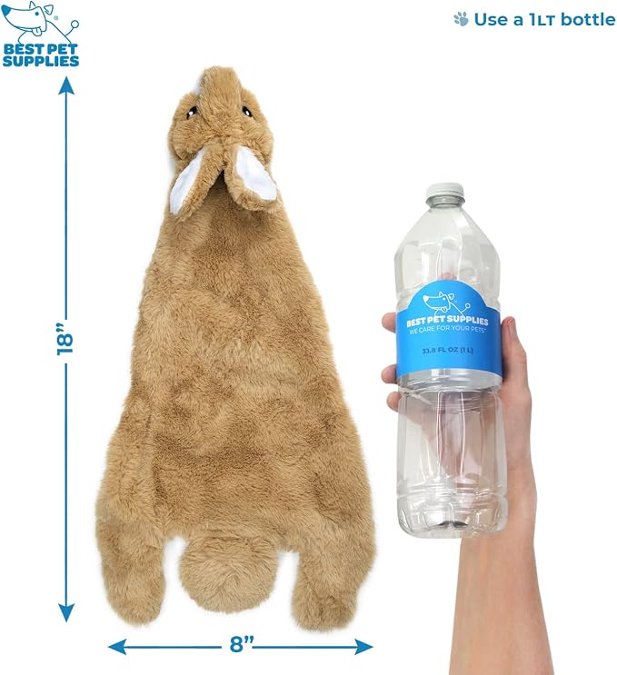 Best Pet Supplies Interactive Squeaky Dog Toy - Pack of 4 (Various Style-Color), Large