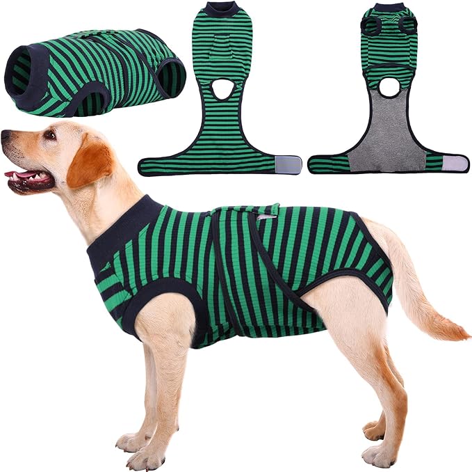 Kuoser Recovery Suit for Dogs Cats, Soft Dog Surgery Suit Female Male Spay | Professional Dog Onesie for Surgery, Substitute E-Collar & Cone, Prevent Licking Dog surgical suit Pet Neuter Suit