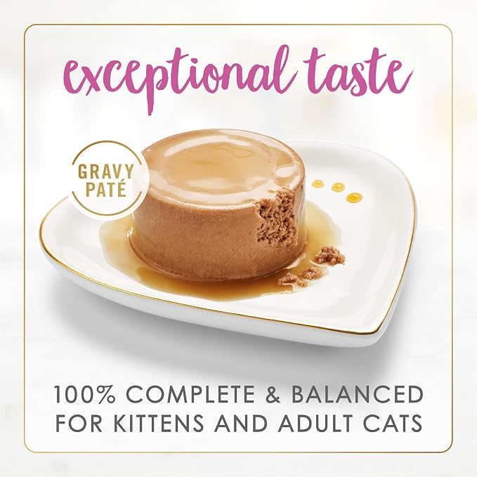 Fancy Feast Purina Gravy Lovers Chicken Feast Pate in Wet Cat Food Gravy - 3 oz. Cans,(Pack of 48)