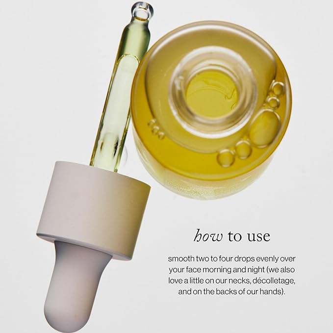 goop Beauty Nutrient Face Oil | Anti Aging Moisturizer for Smooth Skin Texture & Wrinkles | Bakuchiol, Cacay, & Organic Amla | 1 fl oz