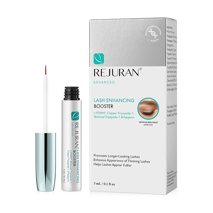 REJURAN Advanced Lash Enhancing Booster (3ml) - Eyelash Growth Serum for Fuller, Stronger, Healthier Lashes with Biotin and c-PDRN®.