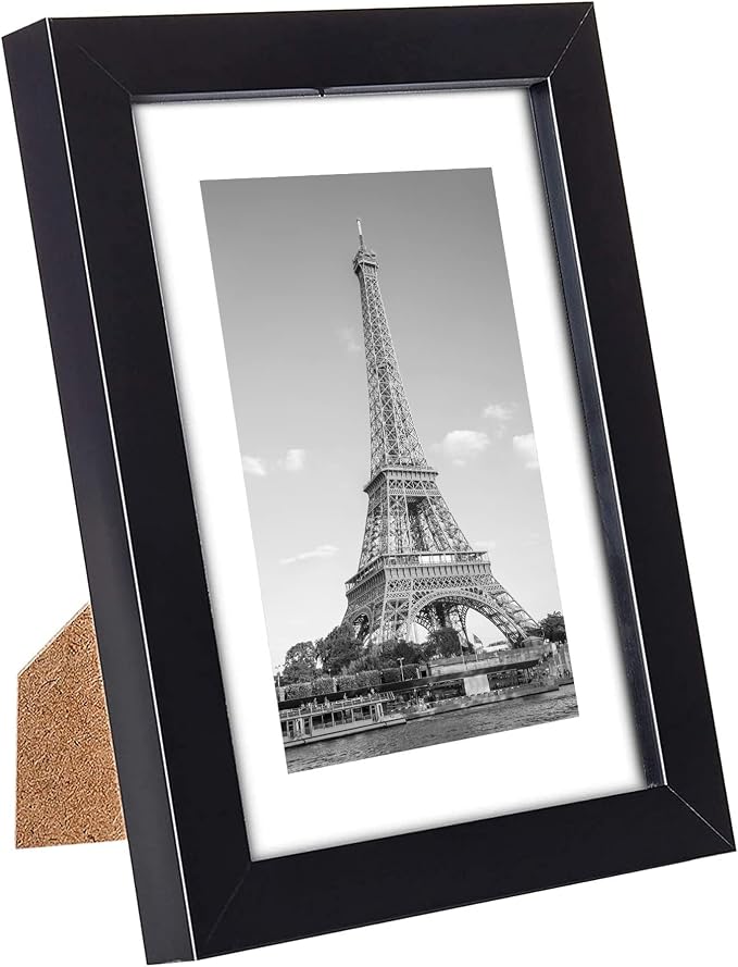 upsimples 5x7 Picture Frame, Photo Collage Wall Decor Set of 10, Black | Small Frame Fit 4x6 and 5 x 7 Photos, Wall or Tabletop Display, For Gallery Hallway Living Room, For Christmas Mother's Day