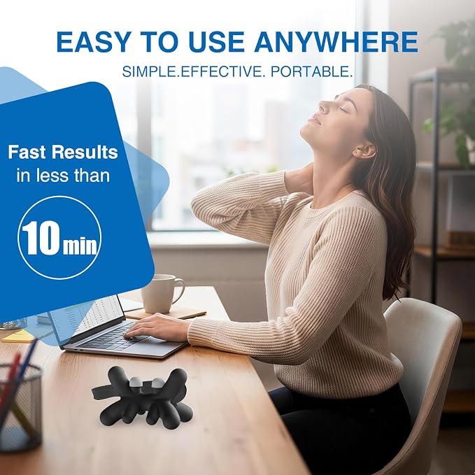 Occipital Release Tool, Release Tool for Neck for Headache Relief, Deep Nerve Release Tool with Acupressure Design Targeting Hard-to-Reach Muscles, Gift for Women & Men