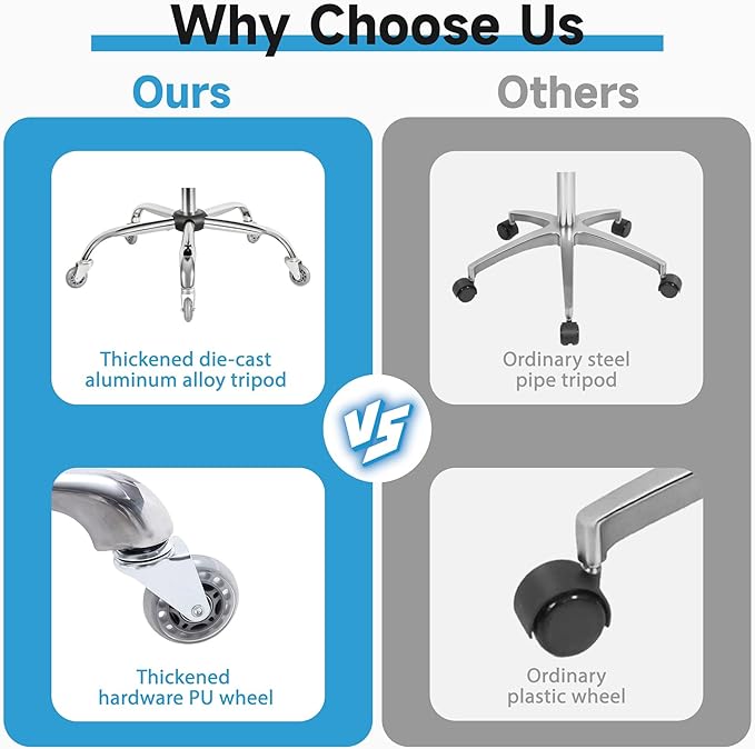 Saddle Stool with Wheels,Ergonomic Swivel Rolling Height Adjustable for Salon Beauty Clinic Dentist Tattoo Home Office（Black）