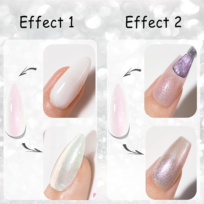 AZUREBEAUTY Glitter Pearl Nail Polish, Quick Dry Salon-Quality Lacquer, Long Lasting Air Dry Formula, Smooth Glossy Finish for Nail Art