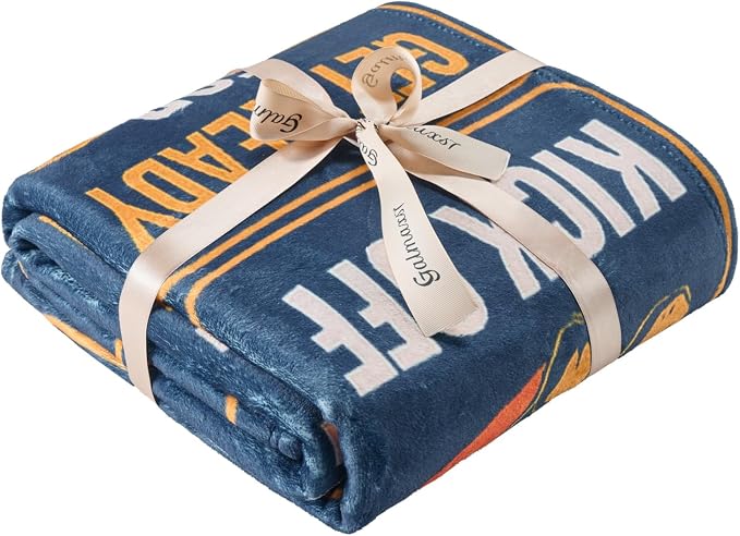 World Soccer 2026 Throw Blanket, Soccer Season Game Day Blanket, Soft Flannel Football Fan Blanket for Couch Bed, Decor Gift for Men Women Kids