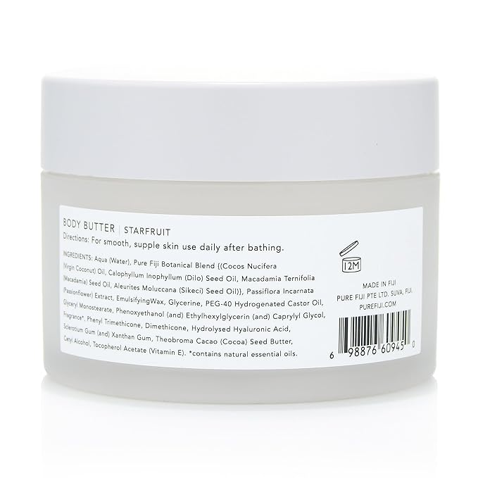 PURE FIJI Nourishing Body Butter, Starfruit (6.7oz/200ml)