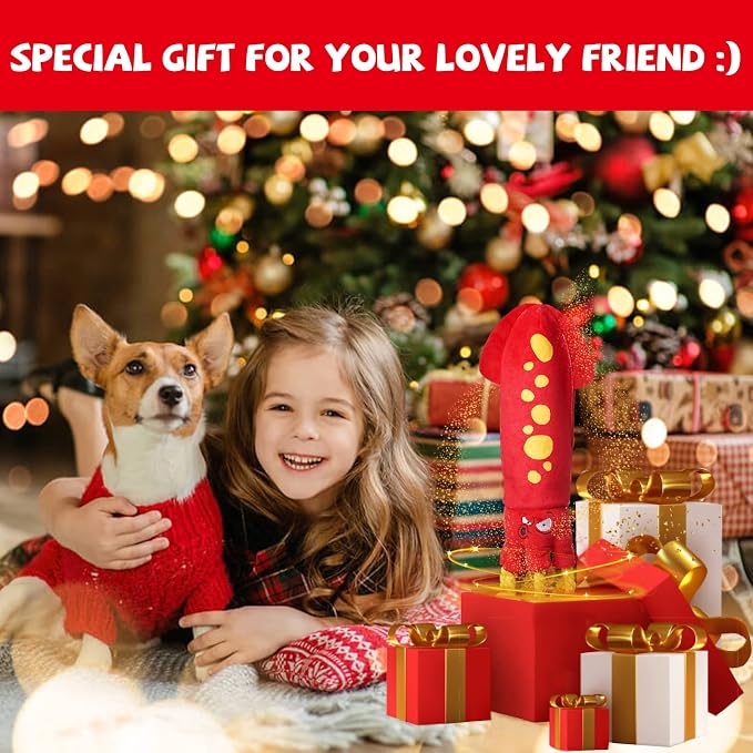 lilfrd Water Bottle Octopus Dog Toy, Squeaky Rope Stuffless Toys for Dogs