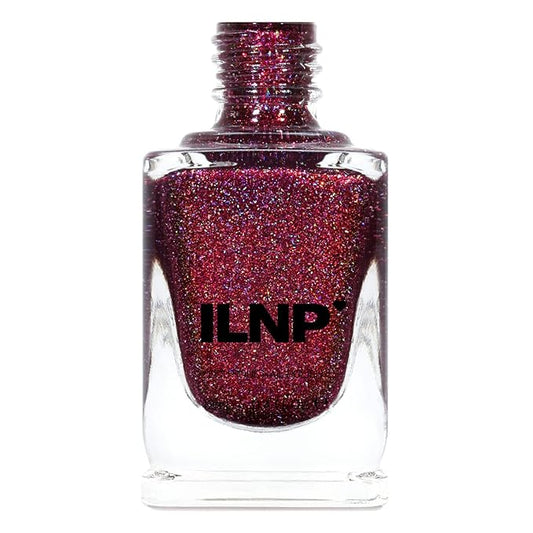 ILNP Rogue - Glowing Crimson Holographic Nail Polish