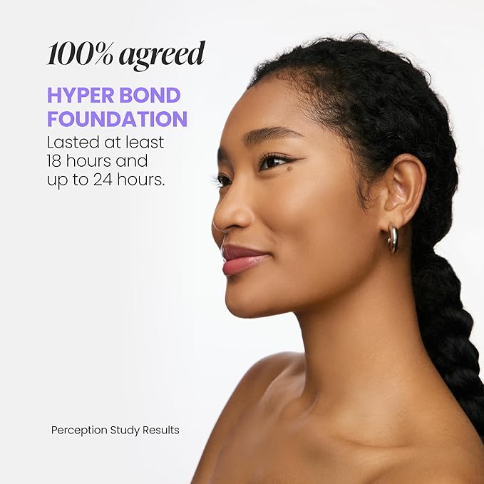 Wonderskin Hyper-Bond Serum Foundation – Waterproof, Transfer-Proof, 24HR Longwear Face Makeup with Niacinamide & Hyaluronic Acid – Lightweight, Natural Finish, Vegan & Cruelty-Free (Spark)