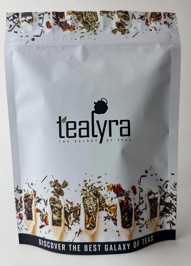 Tealyra - Tropical Harvest - Fruity Herbal Loose Leaf Tea - Dragon Fruit - Sea Buckthorn - Goji - Pineapple - Cranberry - Caffeine Free - Hot or Iced - 224g (8-ounce)