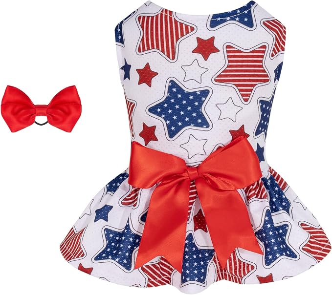 CuteBone Dog Mesh Dress Puppy Sundress Pet Outfit Summer Fashion for Small Dogs Girl Cat Clothes
