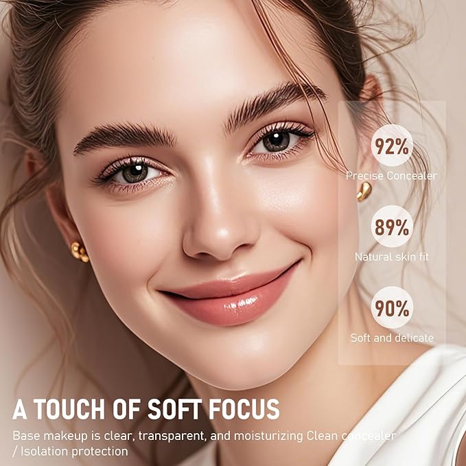 Flawless Eraser Foundation Stick,Korean Hydrating Lightweight Foundation Stick with Brush,Multi-Use Foundation Stick Makeup, Waterproof Thin and Cover Blemishes for All Skin Types (natural, 02)