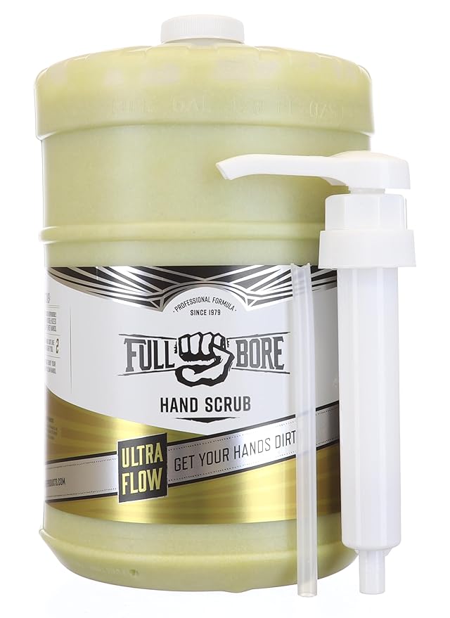 Full Bore Ultra Flow Hand Scrub, 1 Gallon, Flat Top - Removes Oil, Grease, Dirt, Filth without Harsh Chemicals
