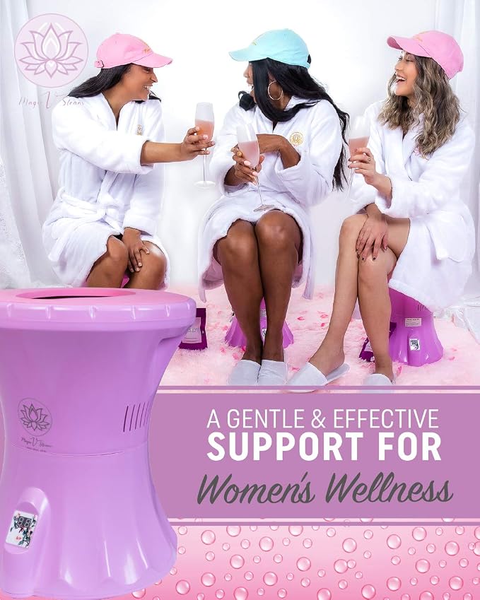 Magic V Serenity Yoni Steam Herbs for Women – Relaxing Steam Kit with Lavender, Chamomile, Rose & Calendula – Natural Self Care, Soothing Relief & Feminine Wellness – 6 Steam Bags