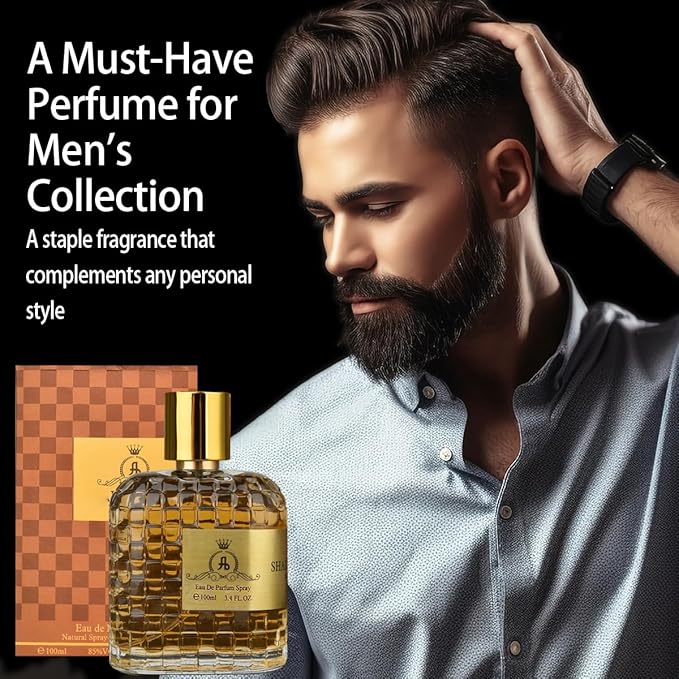 Cologne for Men, 3.4 oz Eau De Toilette Spray, Men's Fragrance Long Lasting - Day and Evening Scent-100 ml