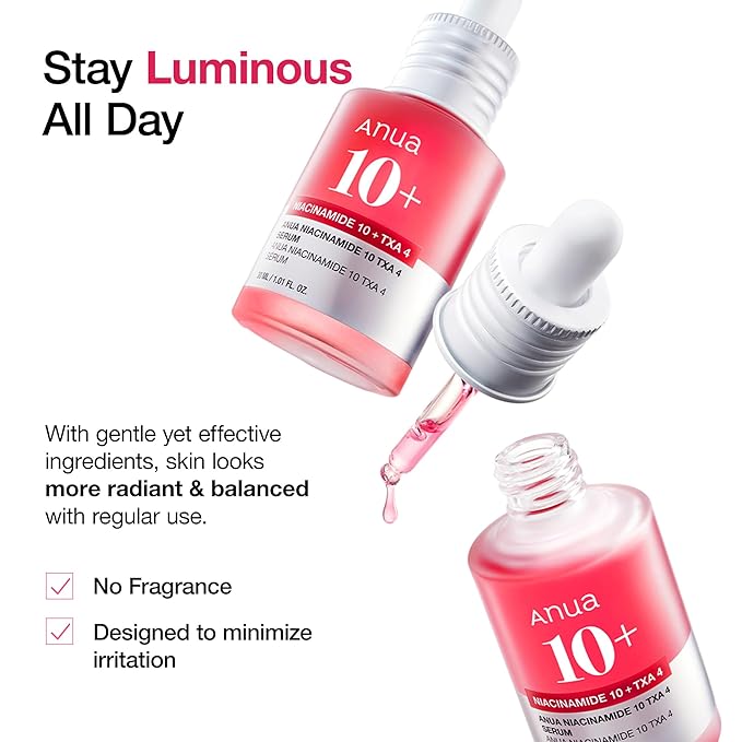 Anua Redness Care Duo, Azelaic Acid 3 CICA Skin Clarifying Toner & Niacinamide 10% + TXA 4% Serum, Dark Spot Care for Sensitive, Acne-Prone Skin, Korean Skincare