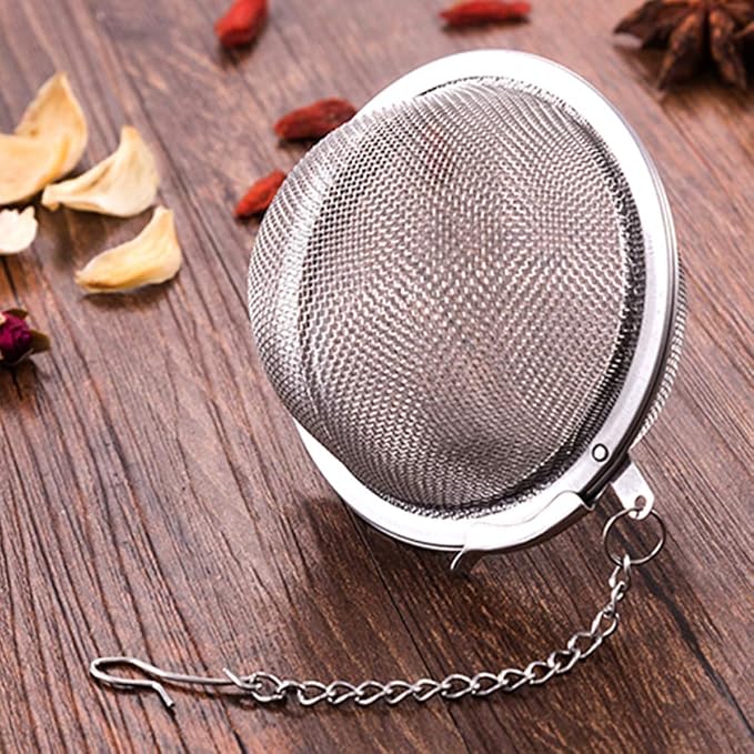 Loose Leaf Tea Steeper, Tea Ball Infusers for Loose Tea,Extra Fine Mesh Tea Strainer Tea Diffusers,Stainless Steel Tea Filter for Brew Leaf Tea Flavoring Herbal Spices Seasonings (20)