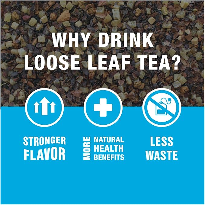 Tiesta Tea - Brownie Batter - Chocolate Caramel Herbal Tea - Loose Leaf Tea Blend - Non-Caffeinated Herbal Tea - Make Hot or Iced Tea Up to 40-50 Cups - 6 oz Refillable Tin