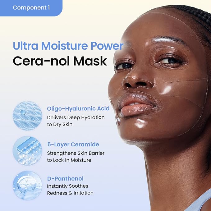 BIODANCE Barrier Rescue Duo: Caviar PDRN & Ceramide Panthenol Real Deep Overnight Gel Mask for Hydrating Plumping for Glass Skin, Korean Skin Care, Valentines Day Gifts for Her, Skin Care Set