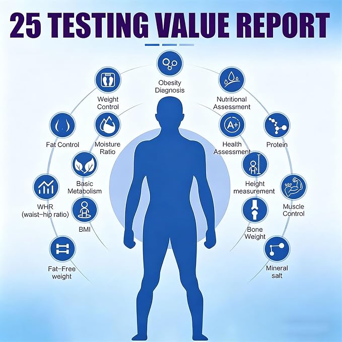 Commercial Body Composition Analyzer for Gym and Home Used Analyzer Body Health Machine Bioelectrical Impedance,Wireless Printing White