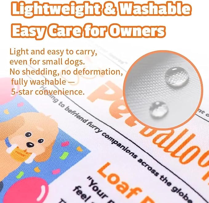 2PCS Indestructible Newspaper Dog Toy Durable Washable 7.9in *11.8 in