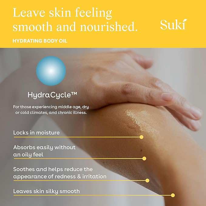 Suki Skincare Hydrating Body Oil, 4 Ounces
