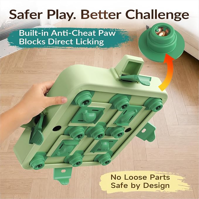 KADTC 3-Level Dog Chess Puzzle Toy, Brain & Mental Stimulation, Smart Dogs