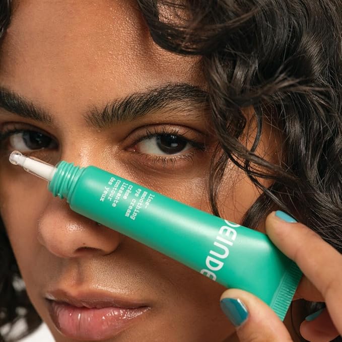 DEINDE Smooth + Cool Duo with Line-Smoothing Eye Cream Plus Ultra-Cooling Mini Roller for Visibly Smoother, Softer, and Plumper Under Eyes