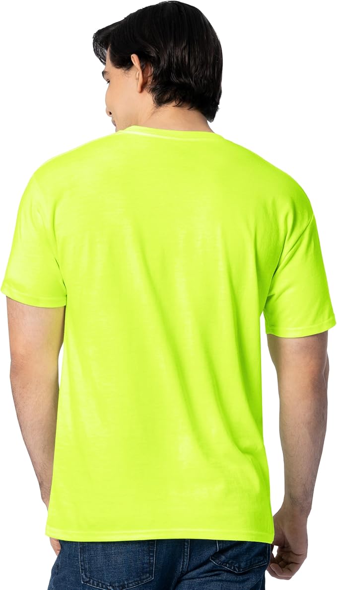 Fruit of the Loom Men's Eversoft Cotton Odor Control & Breathable Moisture Wicking T-Shirts