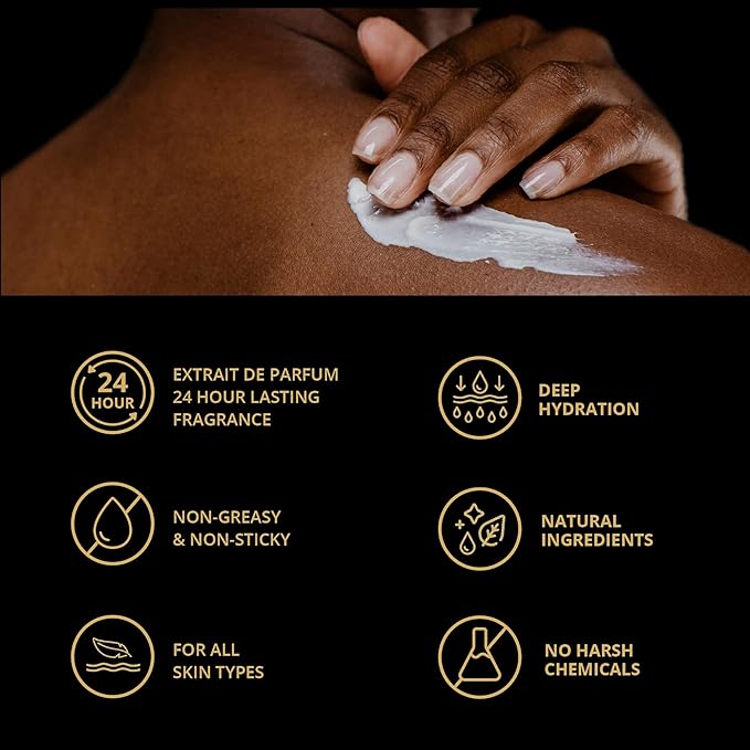 LUXURY LIFE Bed Butter - Scented, Luxurious Body Butter With All-Natural Hyaluronic Acid For Soft, Glowing, Hydrated Skin For Men & Women - Suitable For All Skin Types (Midnight Seduction, 5 oz)