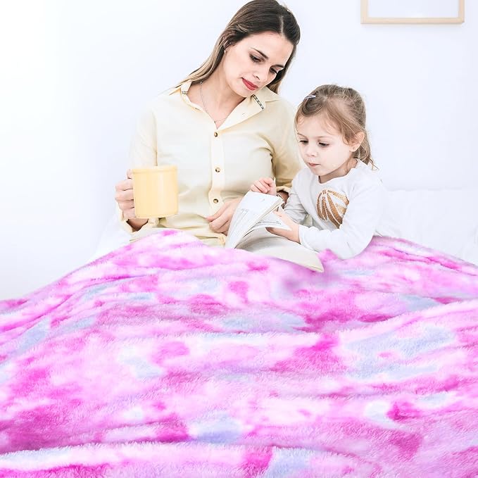 MUGD Soft Blankets Fleece Soft Fuzzy Throw Blanket Kids Warm Throw Blanket for Bed