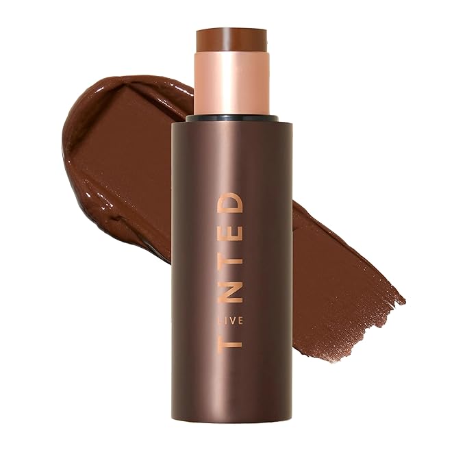 Live Tinted HUESTICK Complexion Stick - Medium-to-Full Buildable Coverage - Soft Matte Finish - Multitasking Makeup Stick - Lightweight, Creamy Formula - Shade 03