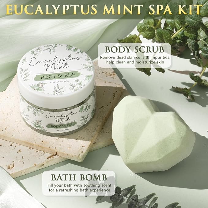 Birthday Gifts for Women, Spa Self Care Package Get Well Soon Gift Baskets | Sympathy Gift Set w/ Crochet Flower Bouquet, Christmas Thinking of You Gifts Basket for Women Mom Her Best Friend Sister Wife