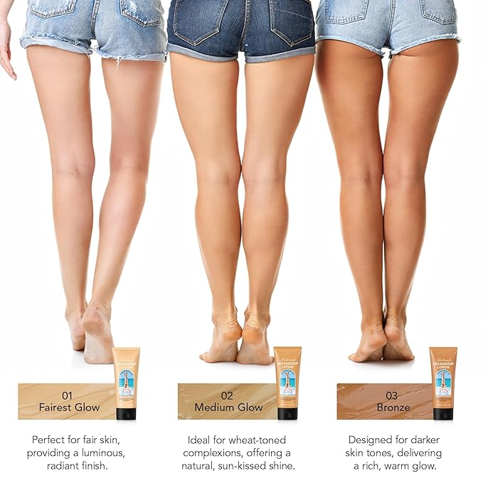 Leg Makeup Waterproof No Transfer - Tattoo Cover Up Makeup - Body Perfector - Long Lasting - Even Skin Tone (#03 Bronze)