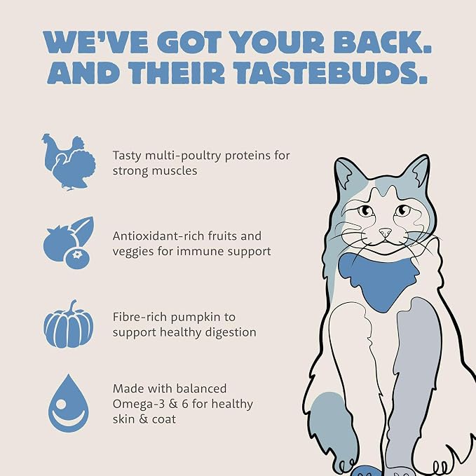 Summit Petcurean Range Rotisserie, Dry Cat Food, Chicken Meal and Turkey Meal Adult Recipe with Grains, 3 lb Bag (Pack of 2)