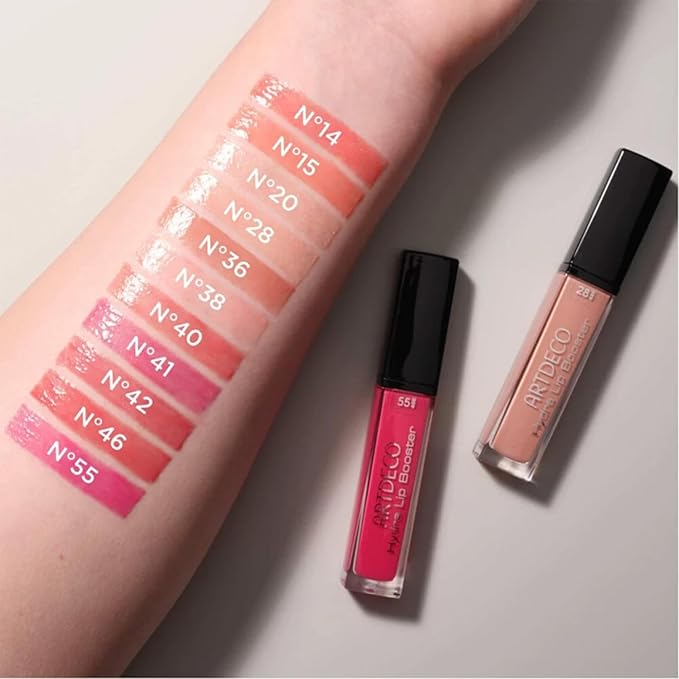 ARTDECO Hydra Lip Booster - Translucent Mauve - Hydrating Lip Gloss with Boosting Effect - Hint of Color & Beautiful Shine - Non-Sticky Finish - Lip Care - Lip Oil - Makeup - Hyaluron - 0.21 Fl Oz