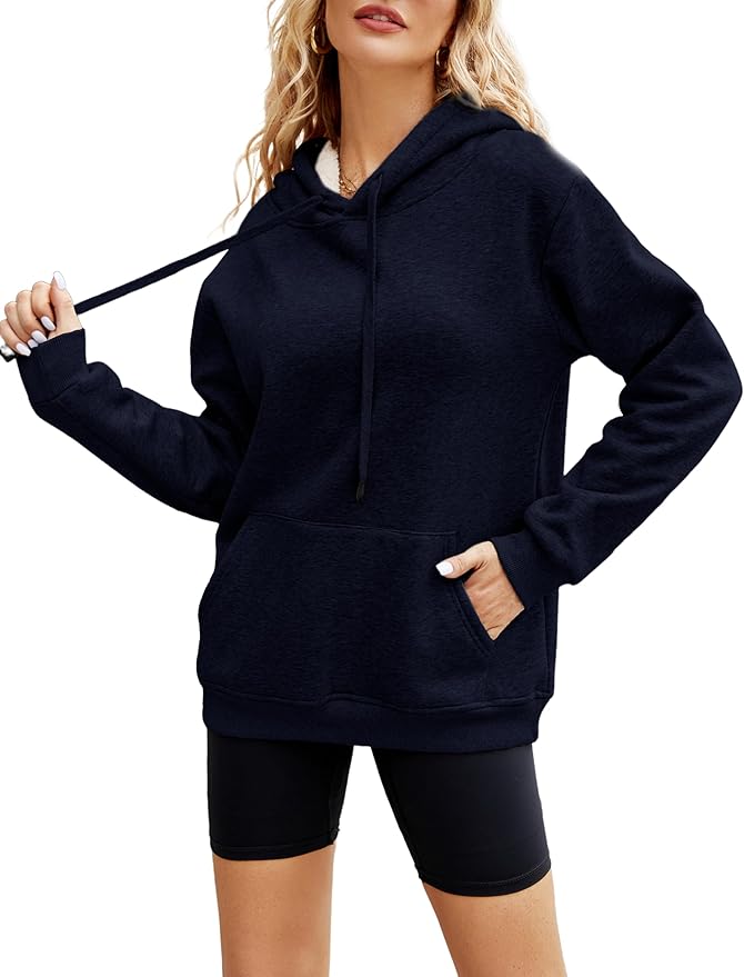 Yeokou Women's Winter Hoodies Pullover Sherpa Fleece Warm Heavyweight Sweatshirt