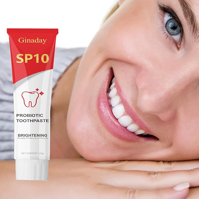 SP10 Probiotic Toothpaste, Deep Cleaning Care Fresh Breath Ultra Whitening SP10 Toothpaste.(1Pcs)