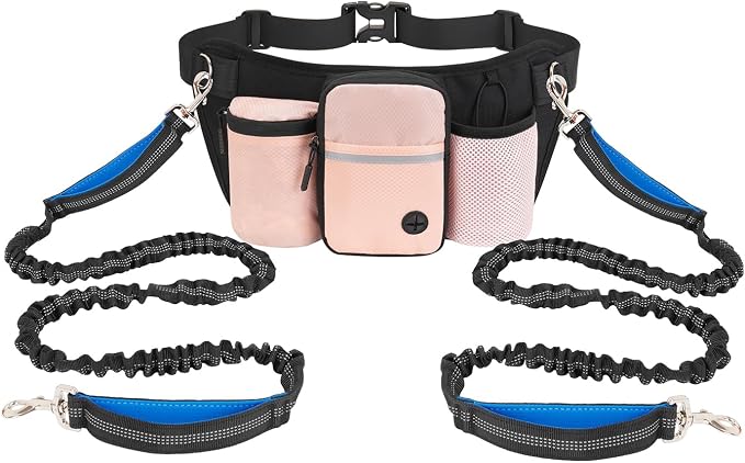 Dog Treat Pouch for Training, Pink