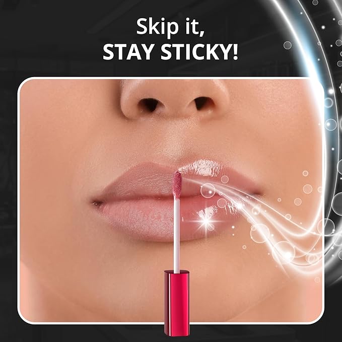Pink Lip Gloss for Women – Infused with Vitamin E – Non-Sticky, Long Lasting, High Shine, Clean Formula – Pink Lipgloss, 1 Pack